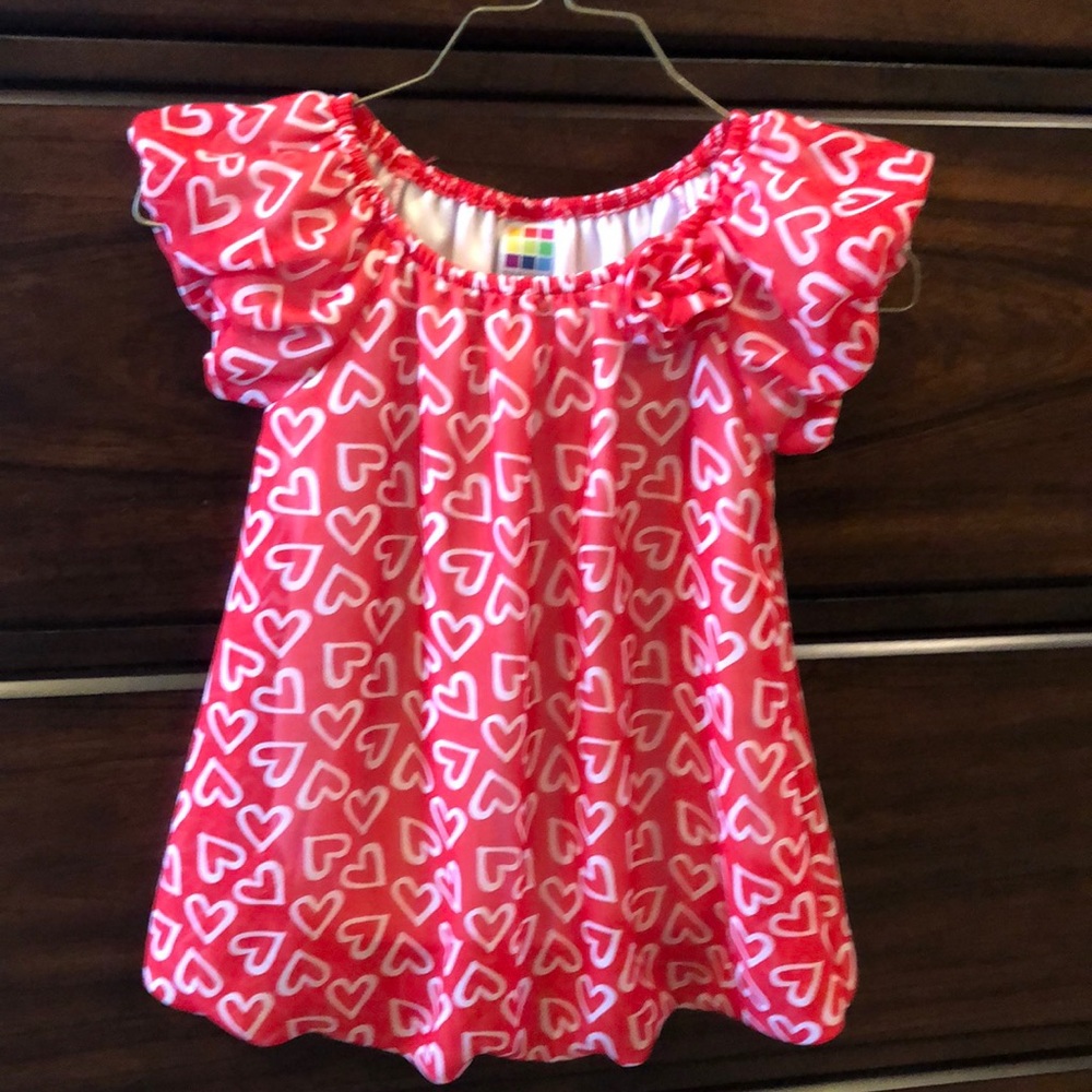 Valentine’s Girls Bubble tunic 3t
